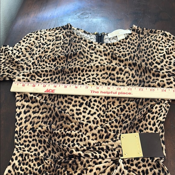 MICHAEL Michael Kors Leopard Print Midi Dress - Picture 7 of 11